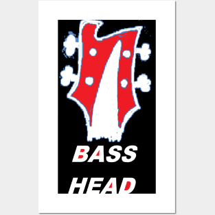 Bass Head by LowEndGraphics Posters and Art